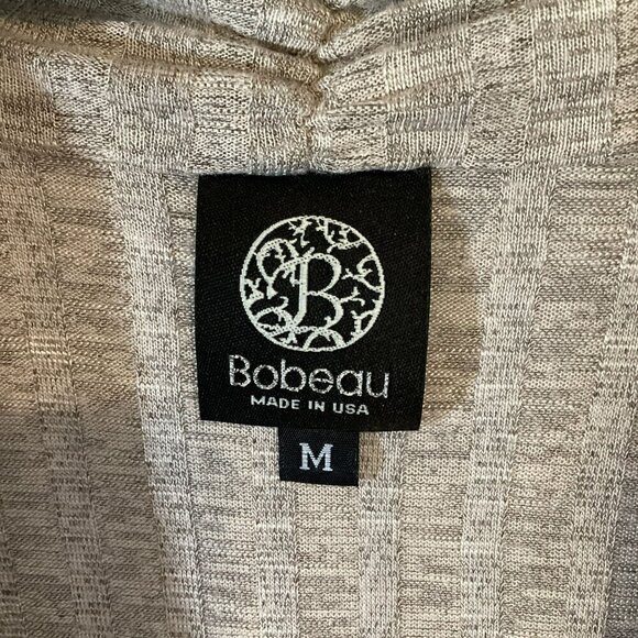 Babeau Vest Overlap Twist Sleeveless Drape Front Women's Size Medium in Taupe - Picture 8 of 10
